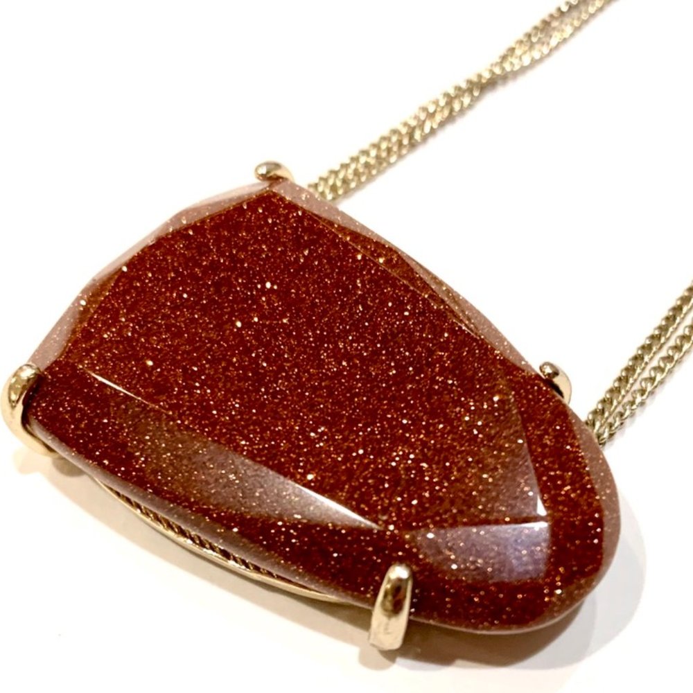 Kendra Scott Goldstone Maude Necklace in Gold